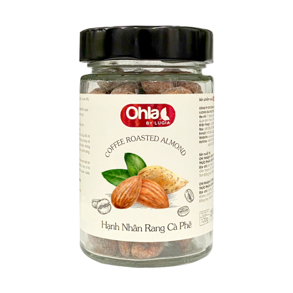 Hạnh nhân rang cà phê 120g